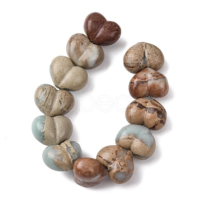 Natural Shoushan Stone Beads G-D098-B05-1