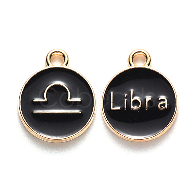 Alloy Enamel Pendants LS-ENAM-S124-01B-08K-1