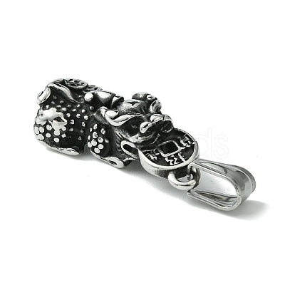 Retro 304 Stainless Steel Pendants STAS-G331-03AS-1