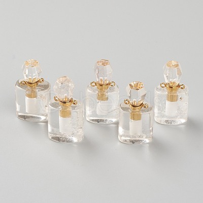 Natural Quartz Crystal Pendants G-H252-E07-1