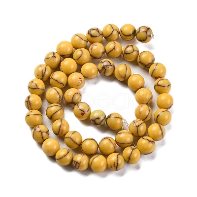 Synthetic Turquoise Beads Strands G-L605-G01-02C-1