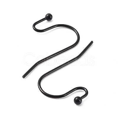 Ion Plating(IP) 316 Stainless Steel Earring Hooks STAS-E145-09B-1