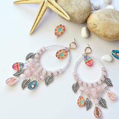 Printed Cowrie Shell Beads SHEL-PH0001-08-1
