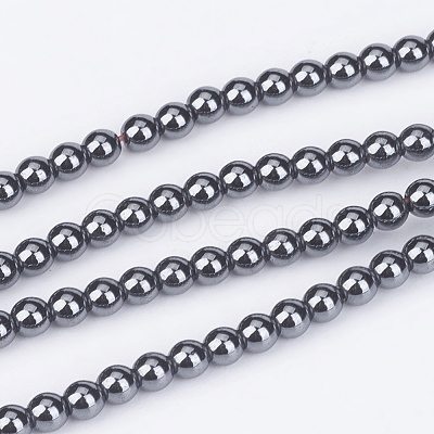 Non-Magnetic Synthetic Hematite Beads Strands X-G-D015-2-1