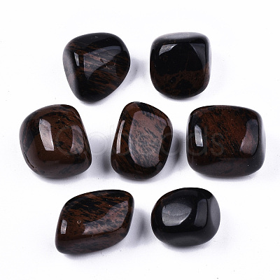 Natural Mahogany Obsidian Beads G-N332-003-1
