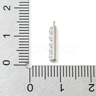 Plastic Imitation Pearl Pendants KK-P230-17P-I-1