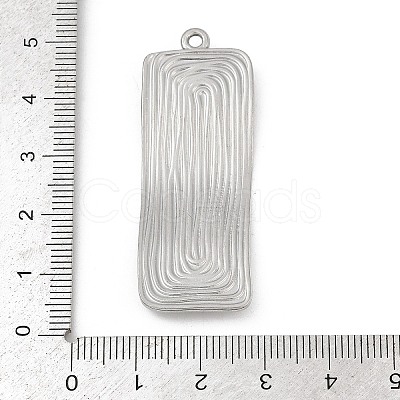 304 Stainless Steel Pendants STAS-D366-02C-P-1
