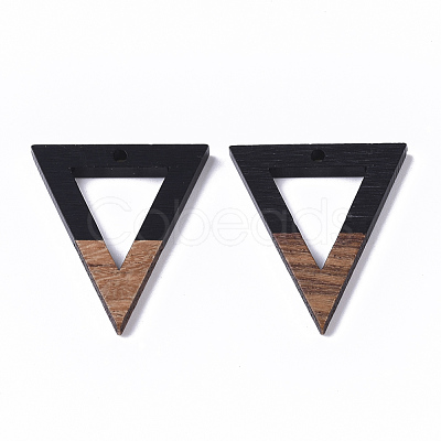 Resin & Walnut Wood Pendants RESI-S358-56D-A-1