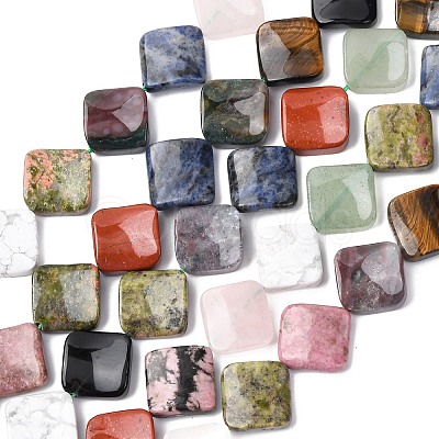 Natural Mixed Gemstone Beads Strands G-H340-01-1