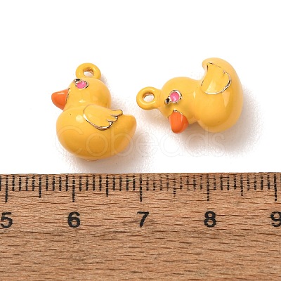 Alloy Enamel Pendants AL-CBAA1B9-02G-1