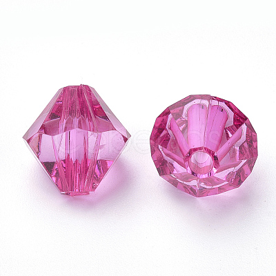 Transparent Acrylic Beads TACR-S146-6mm-04-1