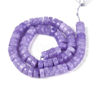 Dyed Natural White Jade Beads Strands G-T143-17F-1