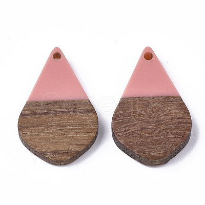 Resin & Walnut Wood Pendants RESI-S358-23C-1