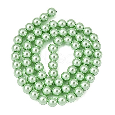 Eco-Friendly Glass Pearl Beads HY-J002-6mm-HX066-1