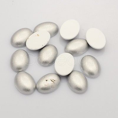 Oval Acrylic Cabochons ACAB-N006-18x25-Y8-1