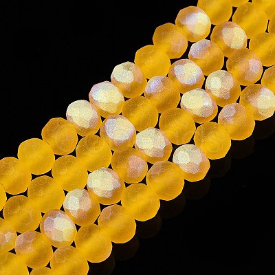 Transparent Glass Beads Strands LS-EGLA-A044-T6mm-MB05-1