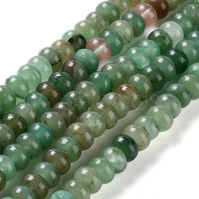 Natural Green Aventurine Beads Strands G-D481-03B-1