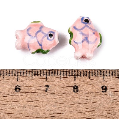Handmade Porcelain Beads PORC-Q007-09F-1