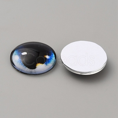 Glass Cabochons GLAA-WH0033-75G-04-1