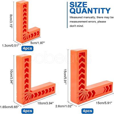 Engineering Plastics Positioning Squares Right Angle Clamps TOOL-WH0130-24-1