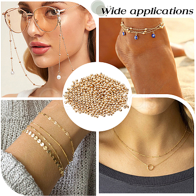 400Pcs 304 Stainless Steel Beads STAS-BBC0002-92-1