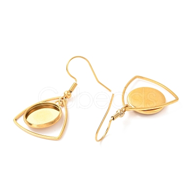 201 Stainless Steel Earring Hooks STAS-C030-21G-1