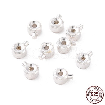 925 Sterling Silver Crimp Beads STER-D035-01S-1