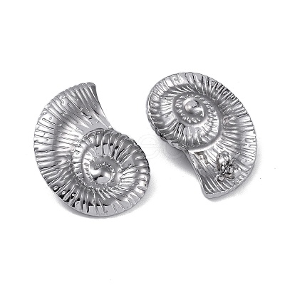 Non-Tarnish 304 Stainless Steel Stud Earrings EJEW-M250-02A-P-1