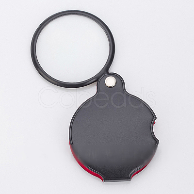 Mini Glass Lens Magnifier LS-AJEW-L073-13-1