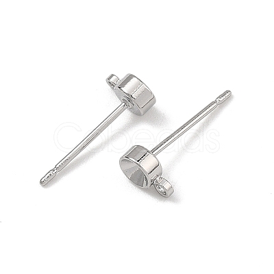 SHEGRACE Brass Stud Earring Findings XGRQ58806-769P-1