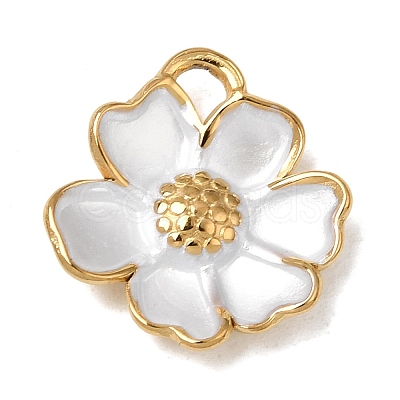 304 Stainless Steel Enamel Pendants SA-CBAFCBF-06G-01-1