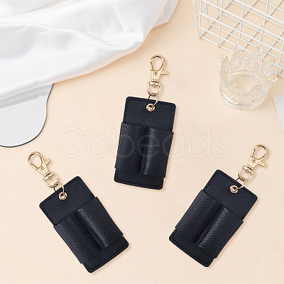 3Pcs PU Keychains KEYC-CL0001-49C-1