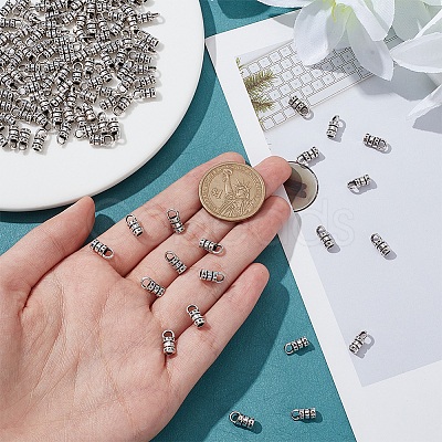 200Pcs Tibetan Style Alloy Cord Ends TIBE-NB0001-29AS-1
