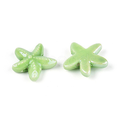 Handmade Porcelain Beads PORC-Q002-02F-01-1