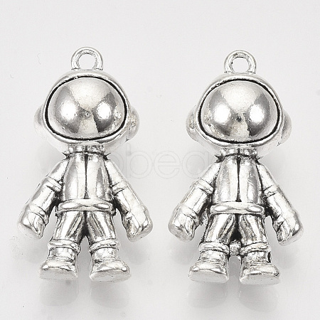 Tibetan Style Alloy Pendants TIBEP-T009-42AS-RS-1