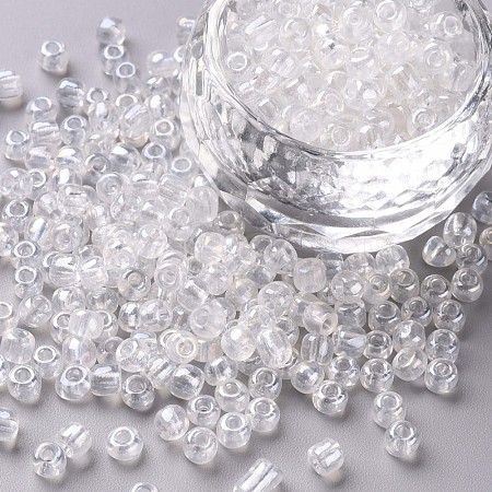 6/0 Glass Seed Beads SEED-A006-4mm-101-1