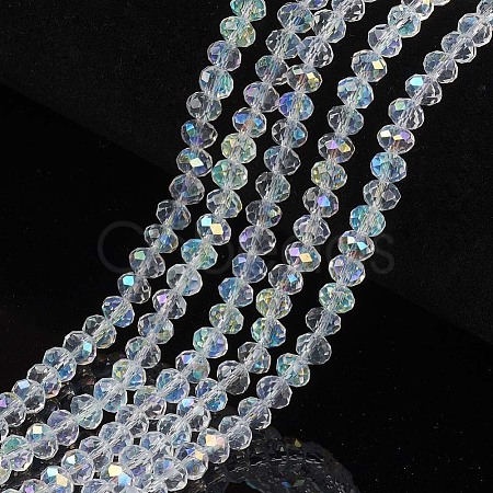 Electroplate Glass Beads Strands LS-EGLA-A034-T6mm-L19-1