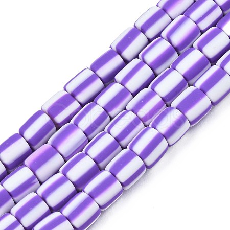Handmade Polymer Clay Bead Strands CLAY-T020-12A-1