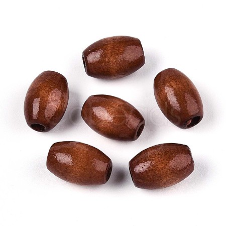 Spray Painted Schima Wood Beads WOOD-T032-29A-18-1