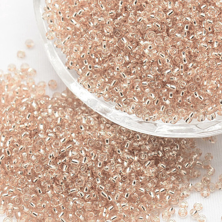 6/0 Transparent Glass Round Seed Beads SEED-J010-F6-L36-1