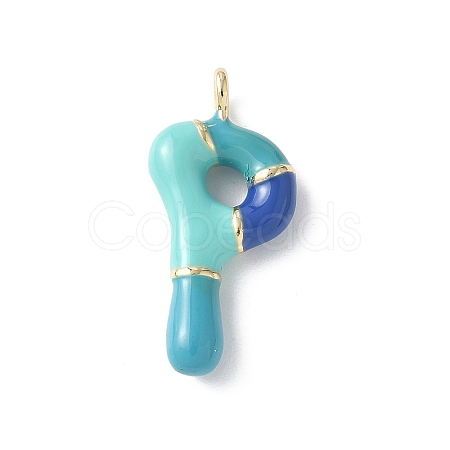 Brass Enamel Pendants KK-E093-03G-P-01-1