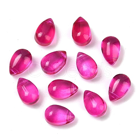 Transparent Glass Charms GLAA-L027-L04-01-1