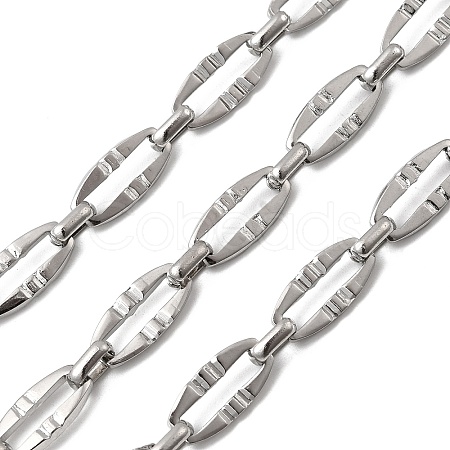 304 Stainless Steel Dapped Chains CHS-Z007-19P-1