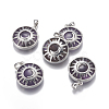 Natural Amethyst Pendants G-E517-D01-2