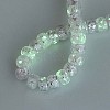 Luminous Handmade Silver Foil Glass Beads Strands FOIL-N029-02B-02-2