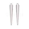 304 Stainless Steel Pendants X-STAS-T075-22B-P-1
