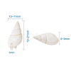 Natural Trumpet Shell Beads BSHE-KS0001-01-11