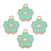 Alloy Enamel Pendants ENAM-S121-115F-1