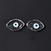 Handmade Evil Eye Lampwork Cabochons LAMP-F025-06A-3