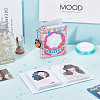 2 Books 2 Styles 3 Inch PVC Mini Photo Album with Flower Window AJEW-CP0005-37-4